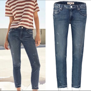 Revolve AMO Stix Crop Jeans In Wildcat Blue Size 23